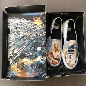 Star Wars slip on shoes Sperry C3PO R2D2